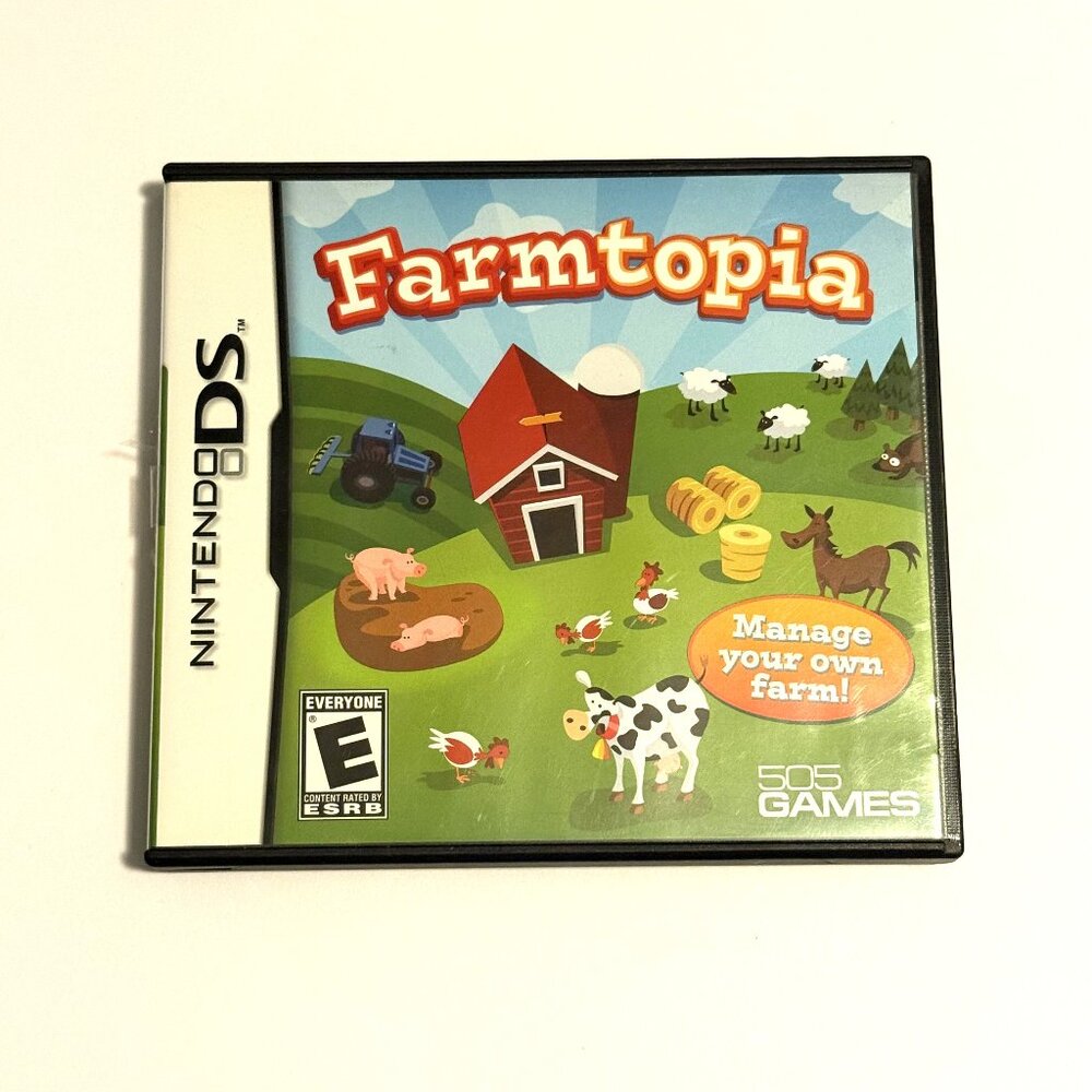 Farmtopia Nintendo DS Game Complete with Manual
